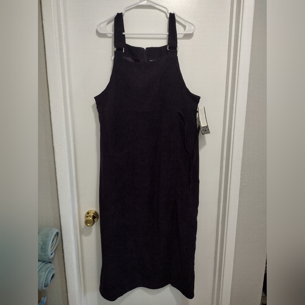 NWT Eric Charles Purple Overall Dress XL